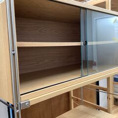 トレファク花小金井店】無印良品/ユニットシェルフ/二枚スライド扉 