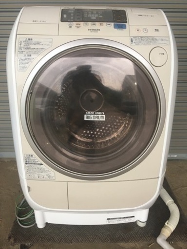 【引き取り歓迎】HITACHI ドラム式洗濯乾燥機■BD-V2200 65L 2010年★動作確認済み　　　S-2022051702