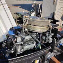 値下げ! 人気の2サイクル 船外機 15馬力 S足