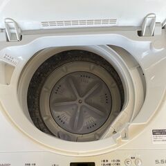2021年 SHARP ES-GE5E-W 全自動電気洗濯機 5.5Kg
