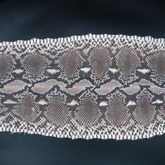 ヘビ革 本革 背革 ダイアモンドパイソン A4×2サイズ保証 ナチュラルカラー