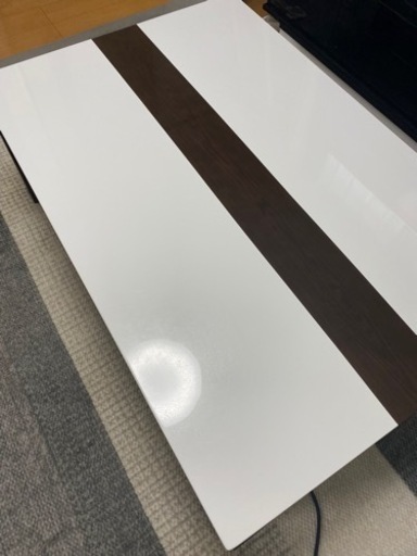 こたつ　テーブル　1200×800 白＆茶色