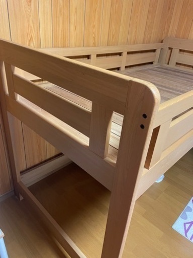 ベッド　木製　ロフトベッド