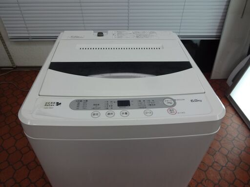 大阪★美品★YAMADA 6kg 洗濯機【YWM-T60A1】 2018年製 HerbRelax YWM-T60A1 ヤマダ電機オリジナル 全自動電気洗濯機