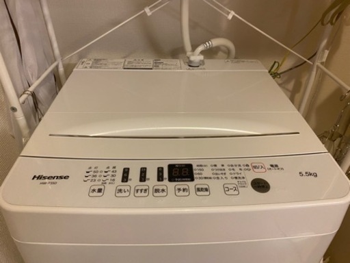 【美品】洗濯機　5.5kg ハイセンス