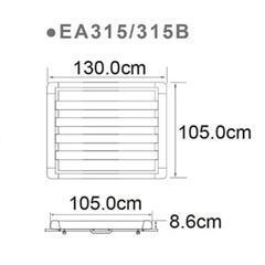 【中古品】TERZO ルーフラック カーゴネット【EA315B】【EA74HR】