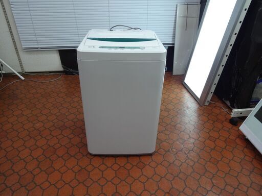 ID 003026　洗濯機　ヤマダ　4.5K　キズ有　２０１７年製　YWM-T45A1