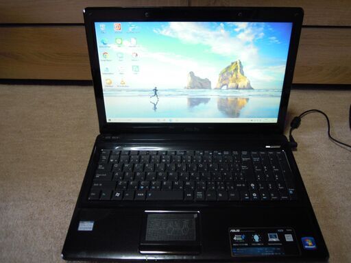 Win10 ASUS A52N-EXV160 HDD320GB/メモリ4GB/無線/Office2019