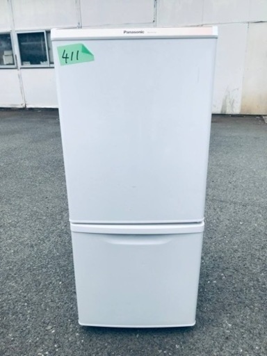 ①411番 Panasonic✨ノンフロン冷凍冷蔵庫✨NR-B147W-W‼️