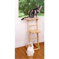  【引取り限定】ドギーマン 木製 猫専用見晴らし台