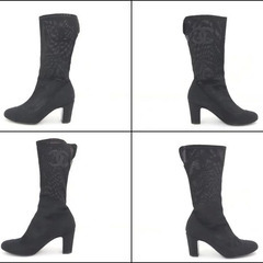 シャネル ココマーク メッシュロングブーツ シャネル ココマーク メッシュロングブーツ