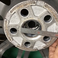 溝あり　2019年タイヤ　BALMINUM バルミナ 15インチ PCD100/5H　プリウス等 195/65R15　ホイール4本セット　ガリ傷なし