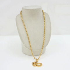 セリーヌ ヴィンテージ ネックレス 3連サークル セリーヌ ヴィンテージ ネックレス 3連サークル