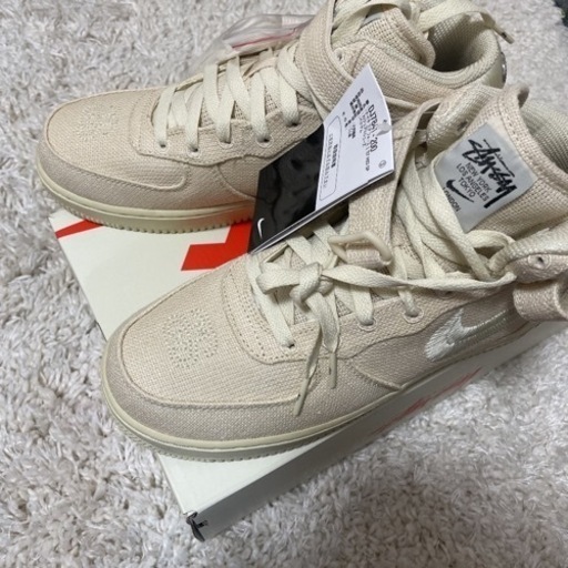 STUSSY × NIKE AIR FORCE 25cm