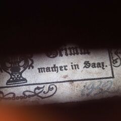 【選定分類：Ⅰ- ⑧ モダン・マスターメード・独逸】Violin By Carl Grimm disciple 1932●修復・セッティング・調整未済●試奏不可落札時状態