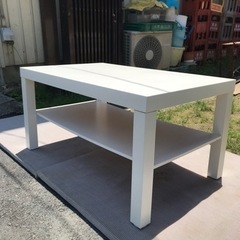 IKEA イケア　ラック　コーヒーテーブル　サイドテーブル　ホワイト