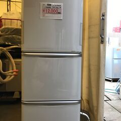 生活家電 SHARP 冷凍冷蔵庫 SJ-PW31W-A 2012年製 3ドア 314L