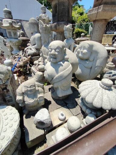 灯籠各種　仏像　鯉　鹿