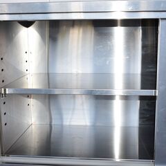 ヤ取終了11/14】≪zy431≫美品 業務用 ステンレス キャビネット/戸棚 作業