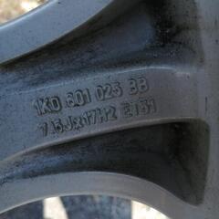 ヴォルクスワーゲンゴルフ純正17インチセット