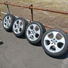 ヴォルクスワーゲンゴルフ純正17インチセット