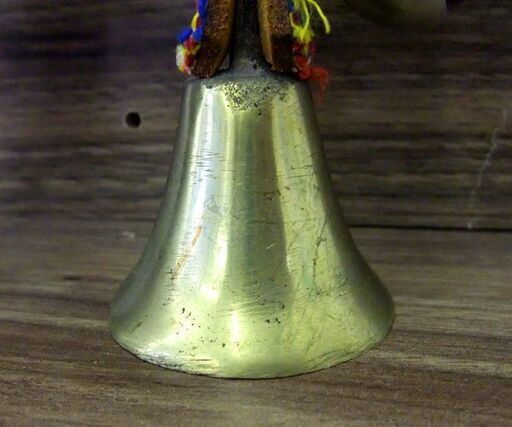 珍品 熊よけ鈴 馬鈴 玄関ベル ドアベル アウトドア ハンドベル ペア