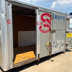 物置や倉庫にいかがですか？車載取外しコンテナ⑩ -ラクーンミニニット 