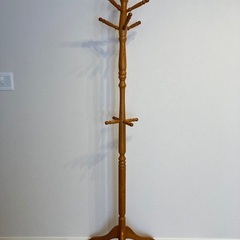 【決まりました！】リンベル　木製　ポールハンガー　組み立て式