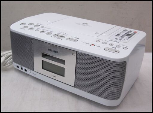 新生活！7700円  東芝 TOSHIBA CDラジカセ TY-CDK9 ホワイト
