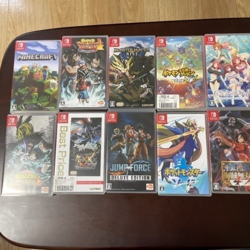 ニンテンドーSwitchカセットまとめ売り