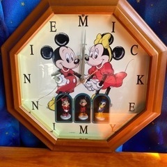 ミッキー&ミニー掛時計