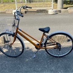 シティサイクル　自転車　カマキリ