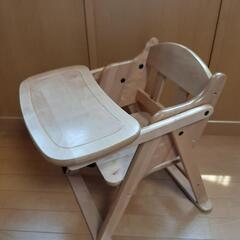 【ネット決済】子ども用机つき　ローチェア　椅子　幼児　椅子いす　机つき