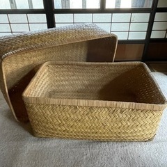 レトロな竹カゴ