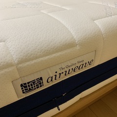 エアウィーヴマットレス　ダブルサイズ　三分割　状態良好