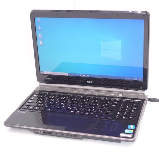 中古良品 15.6型 ノートパソコン NEC PC-LL750CS6B Core i5 4GB 750G Blu-ray 無線 Wi-Fi FeliCa Windows10 Office 即使用可