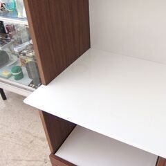 レンジボード 幅105.5cm キッチン収納 ブラウン 収納家具 家電ボード 