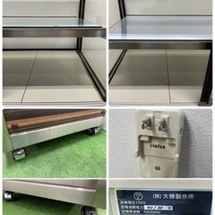 大穂製作所　業務用　常温ショーケース　お菓子　照明ガラスショーケース　SHGU-900B
