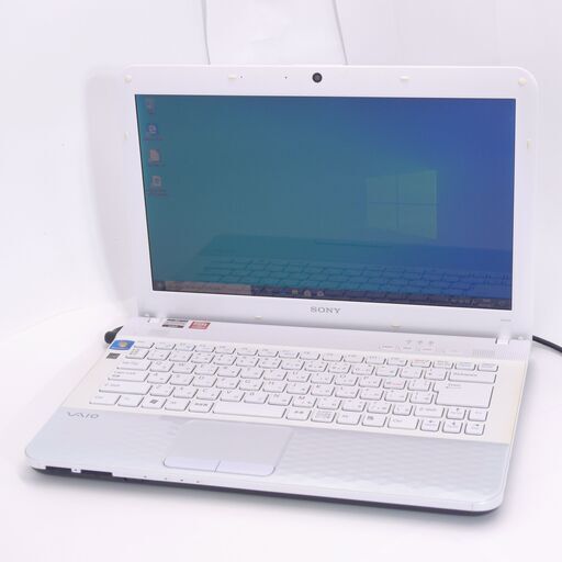 中古美品 14インチ ノートパソコン SONY VPCEK23FJ AMD 4GB 500G DVDマルチ 無線 Wi-Fi webカメラ Windows10 Office 即使用可
