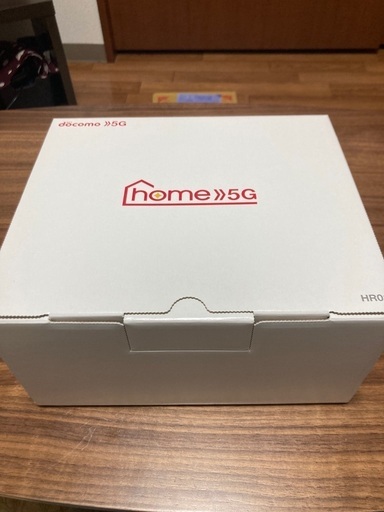 docomo ドコモホームルーター　home 5G HR01セット　ダークグレー