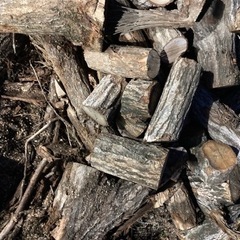 薪に最適、広葉樹端材。