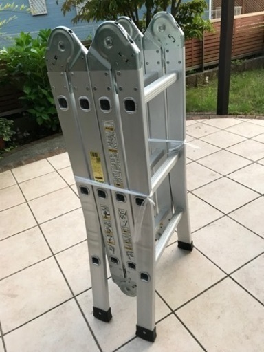 長谷川 アルミ製多関節脚立 KAD-38 フリーラダー