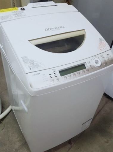 (送料無料) 洗濯・乾燥機 洗9kg 乾5kg 熱気で完全乾燥 東芝 ザブーン 2年使用 新品価格12万 ③