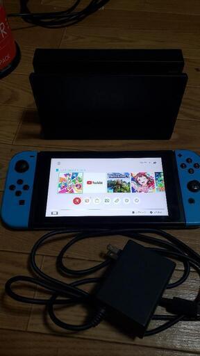 【ワケあり】NintendoSwitch 本体、ドック、アダプタ 3点セット