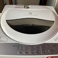 ☆中古￥11,000！【会員価格￥8,800】TOSHIBA　5.0kg洗濯機　家電　2018年製　AW-5G6型　【BE080】