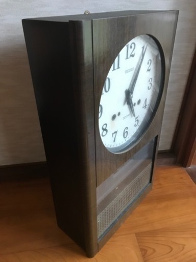 ☆レトロ完動品☆ SEIKO 振り子 時計 ゼンマイ式
