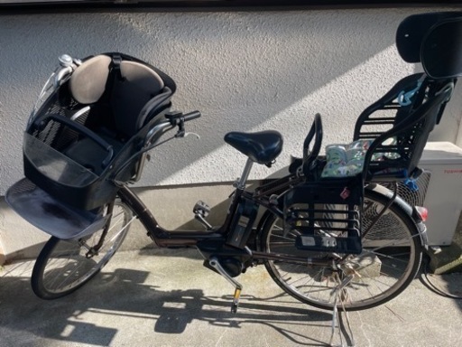 防犯登録解除済/子供乗せ電動自転車