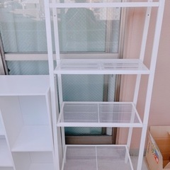 【IKEA】LERBERG/レールベリ シェルフユニット ホワイト