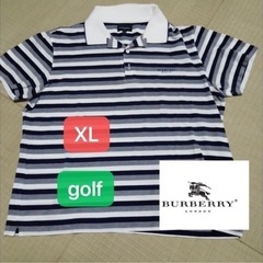 BURBERRY GOLF バーバリー ゴルフ XL ポロ…