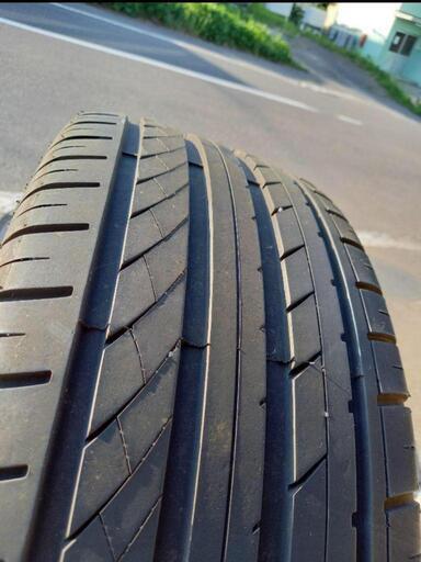 マイルスターファルコンのホイール5穴 114,3 HIFLY 夏タイヤ 225/45R18 